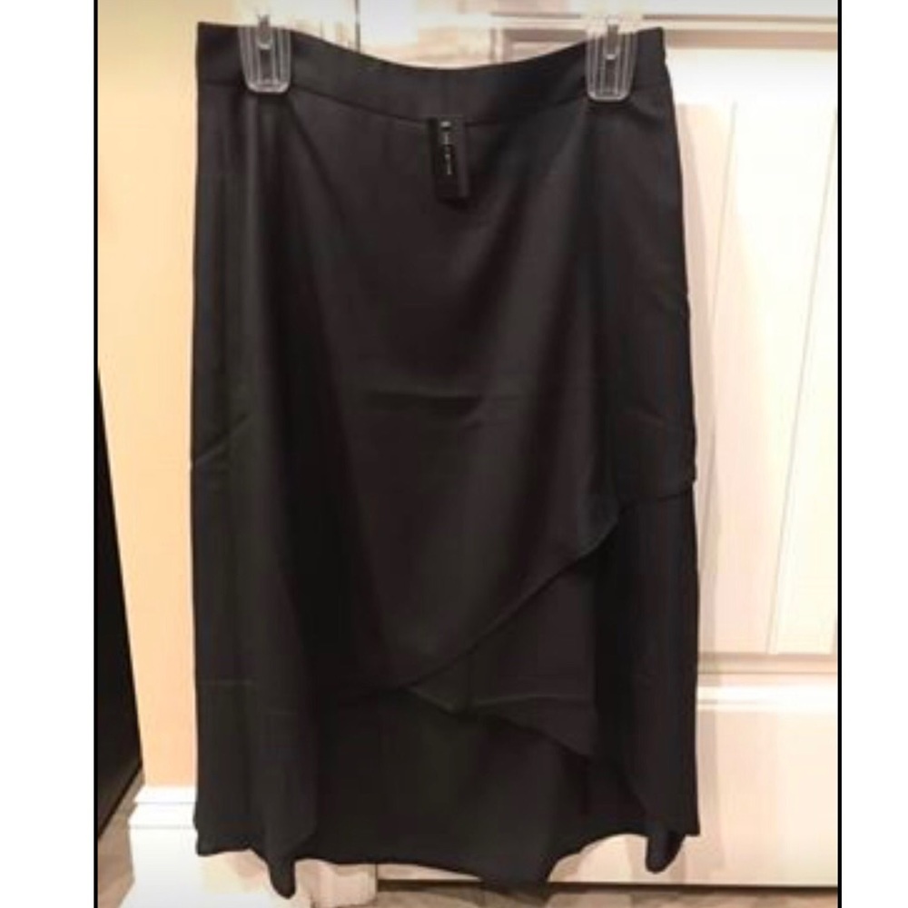 The Limited Ruffle Black Skirt NWT